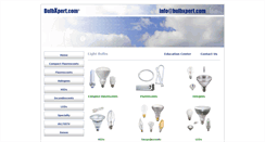 Desktop Screenshot of bulbxpert.com